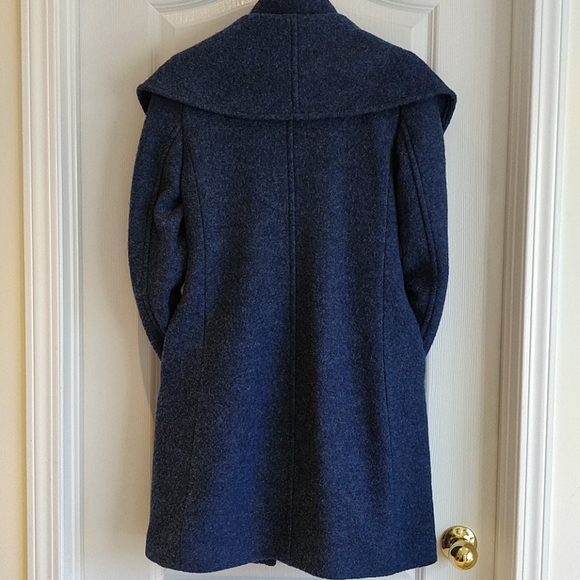 CLUB MONACO Kasppere Wool Coat Sz XS Blue - Picture 4 of 7